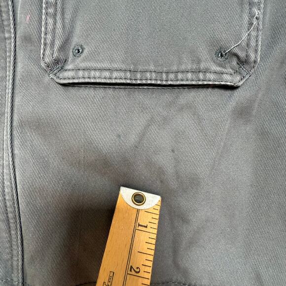 L.L. Bean Chore Coat Jacket LT Field Work Canvas 284421 Vintage Sherpa Military - Picture 7 of 11